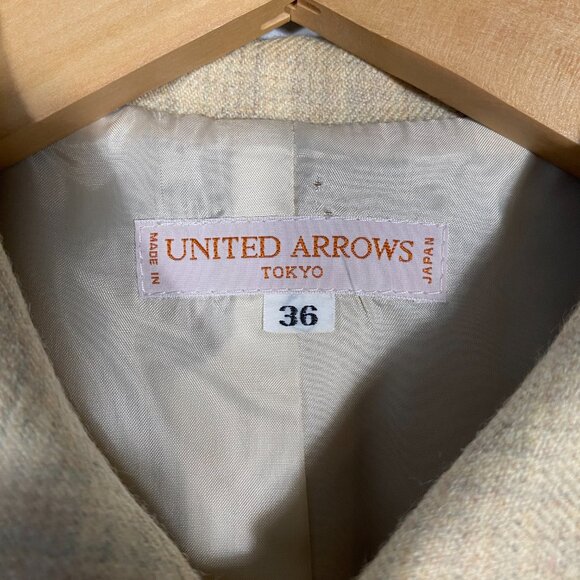 Vintage United Arrows Polyester Blazer Size 36 - Picture 2 of 7